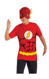 Flash Child Shirt Mask Halloween Costume Supreme Size L 12-14 Rubies0