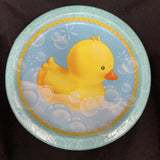 DUCK Bubble Bath Baby Shower Paper Plates 8ct. Birthday Party 8-3/4"