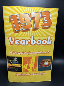 1973 Yearbook, A Time Capsule Of Momentous Events w/Envelope