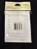 Divinity Cross Silver Gold Religious Christian Party Invitations   Baptism1