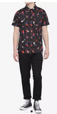 Our Universe Marvel Spider-Man Allover Woven Button-Up XS