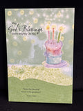 God Bless You Happy Birthday Greeting Card w/Envelope