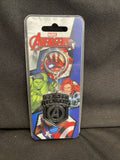 Marvel Comics Avengers Debossed Logo Metal Keychain, Silver/Black (... NEW