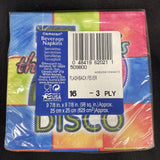 Flashback Disco Fever 10" Beverage Napkins - 16/Pkg