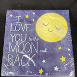 To the Moon & Back Lunch Napkins, 16pk