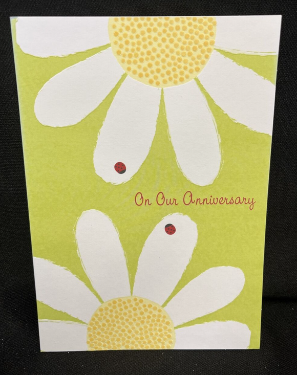 On Our Anniversary Greeting Card w/Envelope