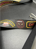 Marvel Deadpool's Chimichangas LANYARD Black  Stretch  BuckleDown WDP0672