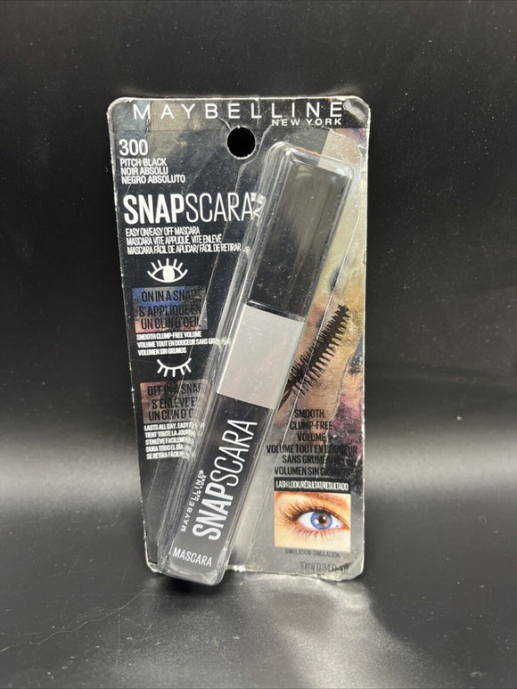 Maybelline Mascara Snapscara Washable Mascara In 300 Pitch Black NEW