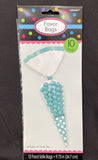 Robin Egg Blue Candy Buffet Polka Dot Bags 10Ct