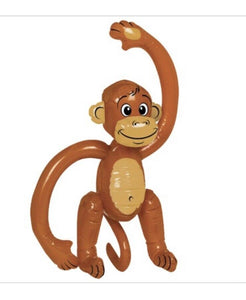 Inflatable Small Monkey Pool Toy Kids Or Party Decoration 25.5"