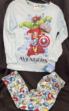 Marvel Avengers Graphic Kids Pants & Long Sleeve Pajama Set Size 8