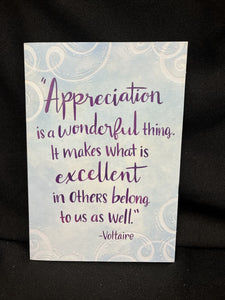 Thank You Greeting Card w/Envelope