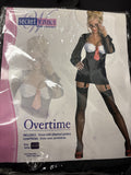 Womens Fun & Flirty Overtime Costume - Medium1
