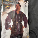 Medieval Mercenary Costume Top - Men's Std One-Size2