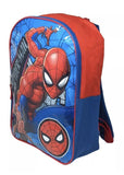 Spider-Man 15" School Backpack Web-Slinger Marvel Comics Bag Boys Blue