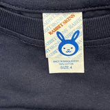 Toddler Size 4 Jersey TShirts Rabbit Skins 3301 Navy2