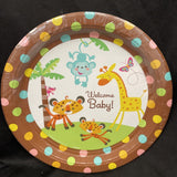 Fisher Price Toy Cute Kids ABC Baby Shower Party 10.5" Paper Banquet Plates