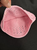 Baby Light Pink Crochet Beanie Big Dreamz2
