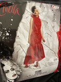 Cruella Live Action Red Dress Classic Adult Costume Large 12/14