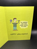 Halloween For Husband Greeting Card w/Envelope
