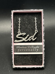 Marina DeBuchi "Sid" Necklace Silver Plated 15 +3 extender NEW