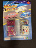 CAR WINDOW RACERS kids toys crawling toy new 2 Pack Colors MAY Vary6