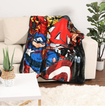 Marvel Avengers Micro Plush Throw, 48" x 60”