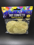 Gold Dot Confetti 1” Dia By Forum