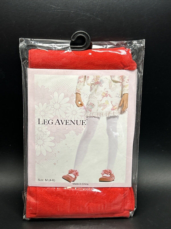 Leg Avenue Child Red Tights M (4-6)