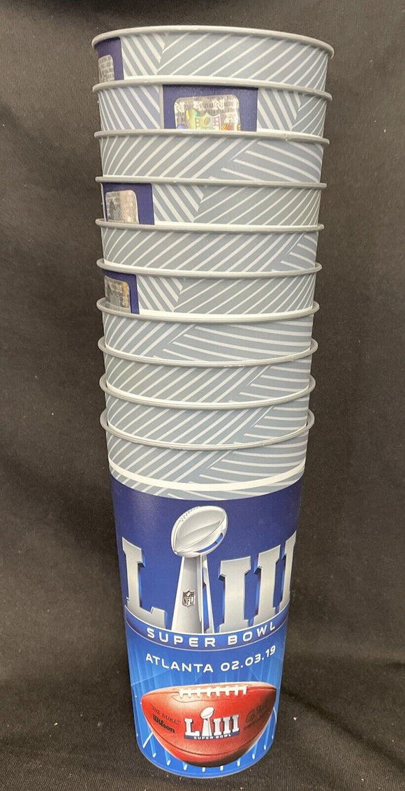 Super LIII  Atlanta 2.03.19 Party Cup 32oz 10Ct