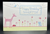 Happy Birthday (Girl) Greeting Card w/Envelope0