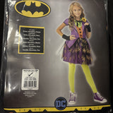 DC Super Villains Joker Girl's Dress Costume - Size Medium 8-104