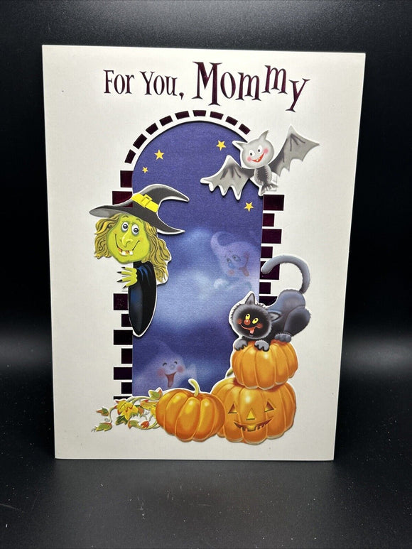 For Mommy Halloween Greeting Card w/Envelope