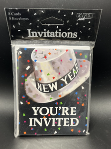 New Years Eve Celebration Invitation Fill-In 8 Count