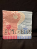 Gender Reveal Luncheon Napkins (20)