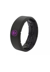 Marvel Groove Life "Black Panther Icon/Wakanda Forever" Silicone Ring Size 11