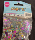 Amscan Confetti Value Pack, Totally 80's!