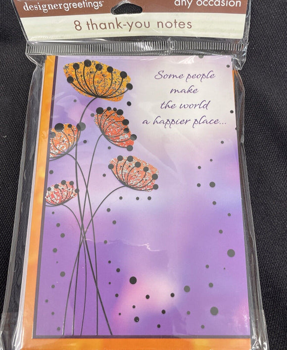 Some People Make The World A Happier Place Thank You Cards 8 Ct