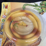 Toy Yellow Brown Spot Rubber Snake Ages 3+