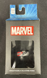 Groove Life AVENGERS BLACK AND WHITE COMIC RING Size 11 Silicone NEW