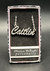 Marina DeBuchi "Caitlin" Necklace Silver Plated 15 +3 extender NEW
