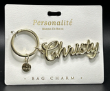 Personalite Marina De Buchi Personalized Bag Charm Christy