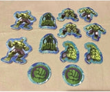 Set of 12 Hulk Cake Cupcake Toppers Decoration 6 Designs0