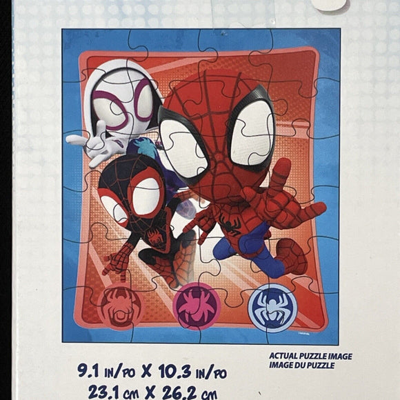 Marvel Spidey & Amazing Friends 24 Pc Puzzle 9”x10” Ages 5+