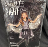Girls Angel Of The Night Halloween Costume Size Medium 8-10