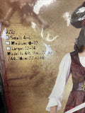 High Seas Pirate Girl Costume Small 4-6