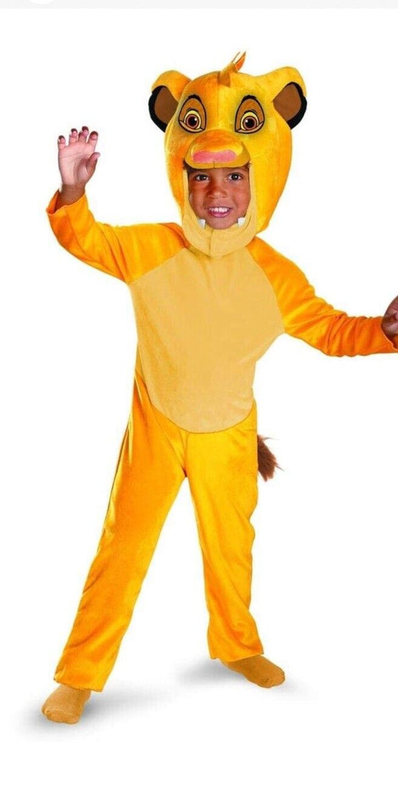 Simba Classic Lion King Disney Movie Fancy Dress Halloween Toddler 2t Costume