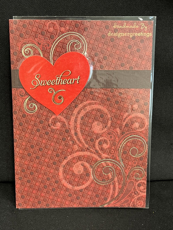 Happy Valentine's Day Sweetheart 3D Greeting Card w/Envelope