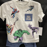 Marvel Comics Super Heroes Tshirt Shorts Set Size 18M