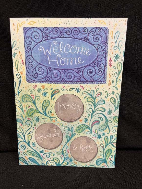 Get Well Soon Welcome Home Greeting Card w/Envelope